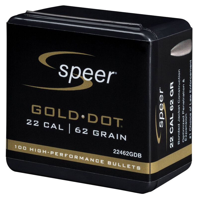 Gold Dot Rifle Component Bullet, .224, 62 Grain