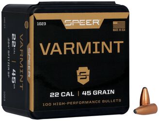 Varmint Soft Point Bullet, .224, 45 Grain