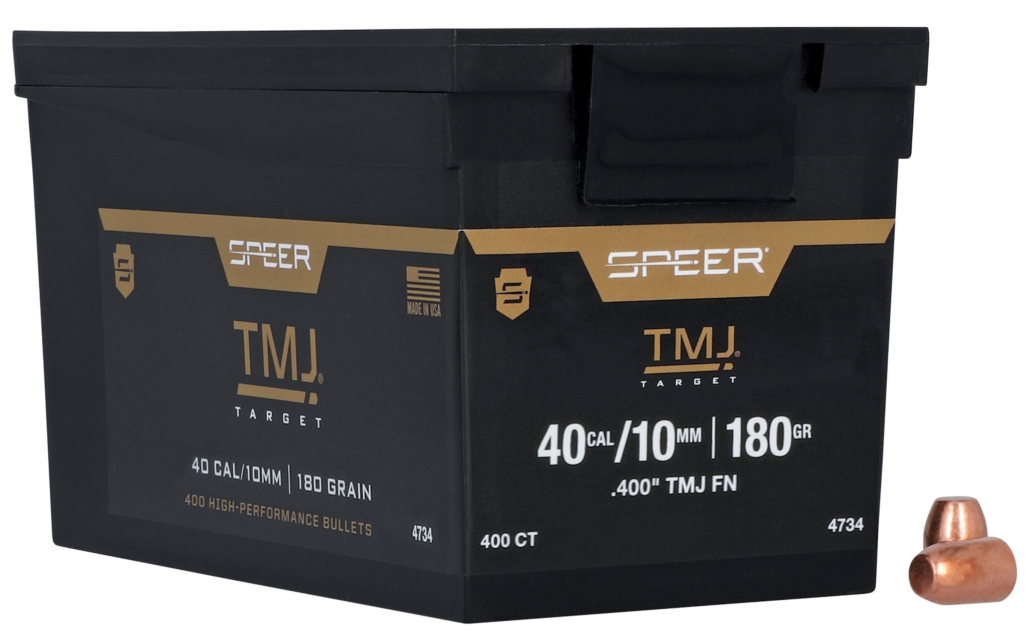 Buy TMJ Handgun Bullet, .400, 180 Grain | Speer